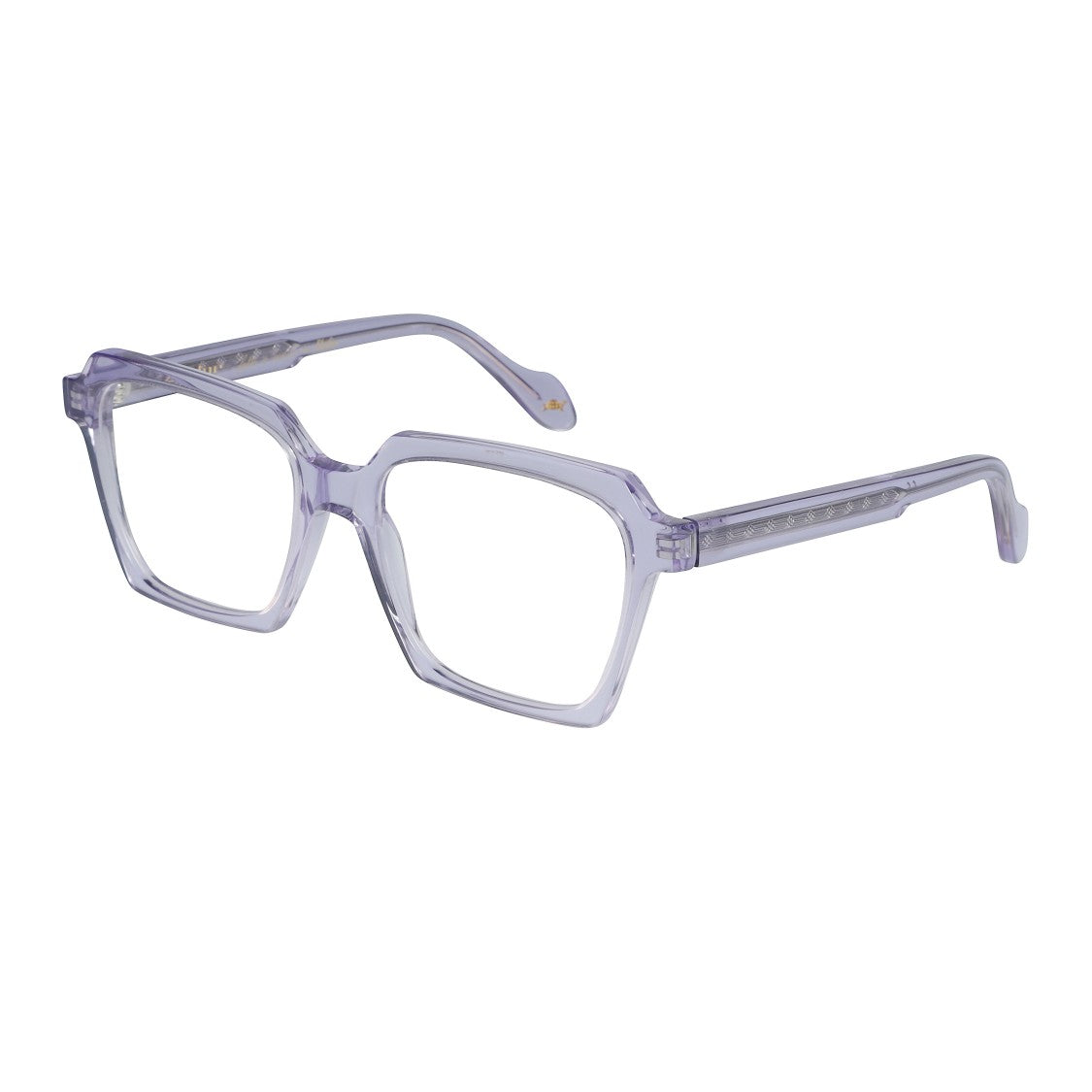 Kador Kallima Light Translucent Light Purple Geometric Eyeglasses