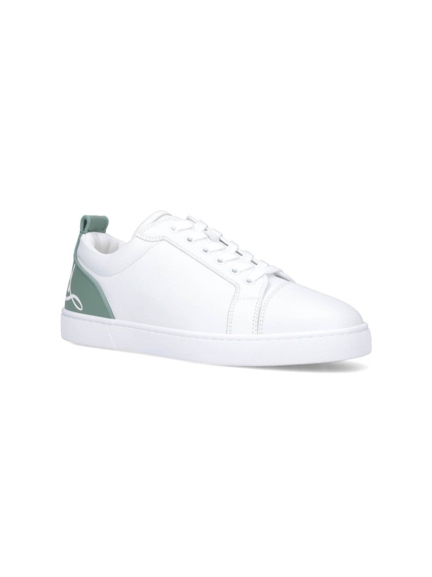 Christian Louboutin "Fun Louis Junior" Sneakers – White