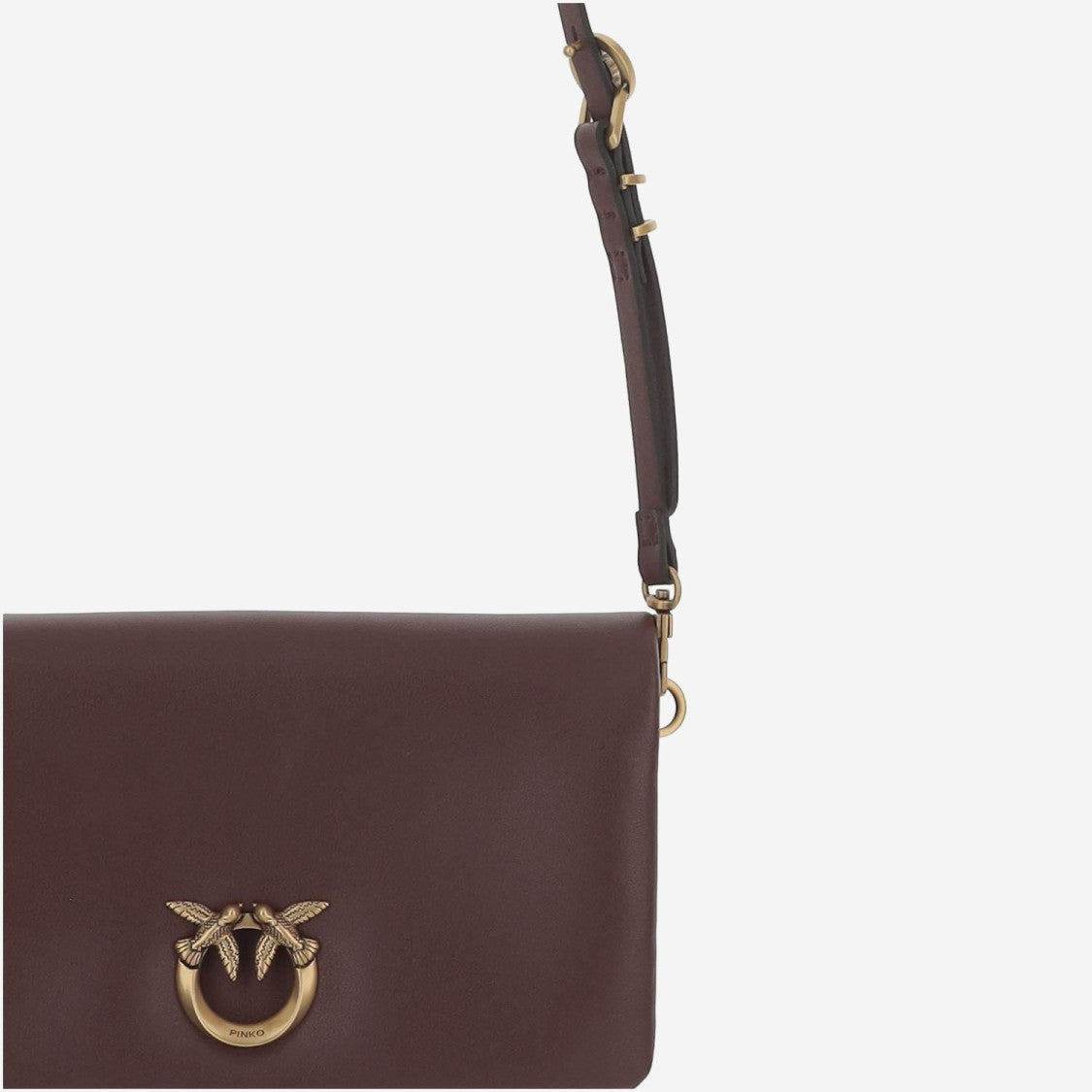 Pinko Leather Bag With Logo