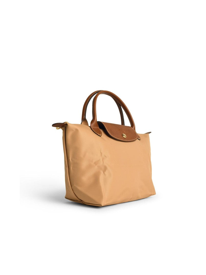 Longchamp Suede Recycled Tela 'S Le Pliage Original' Handle Bag
