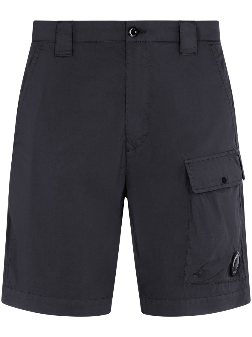 C.P. Company Multi-Pocket Cargo Shorts With Smooth Finish
