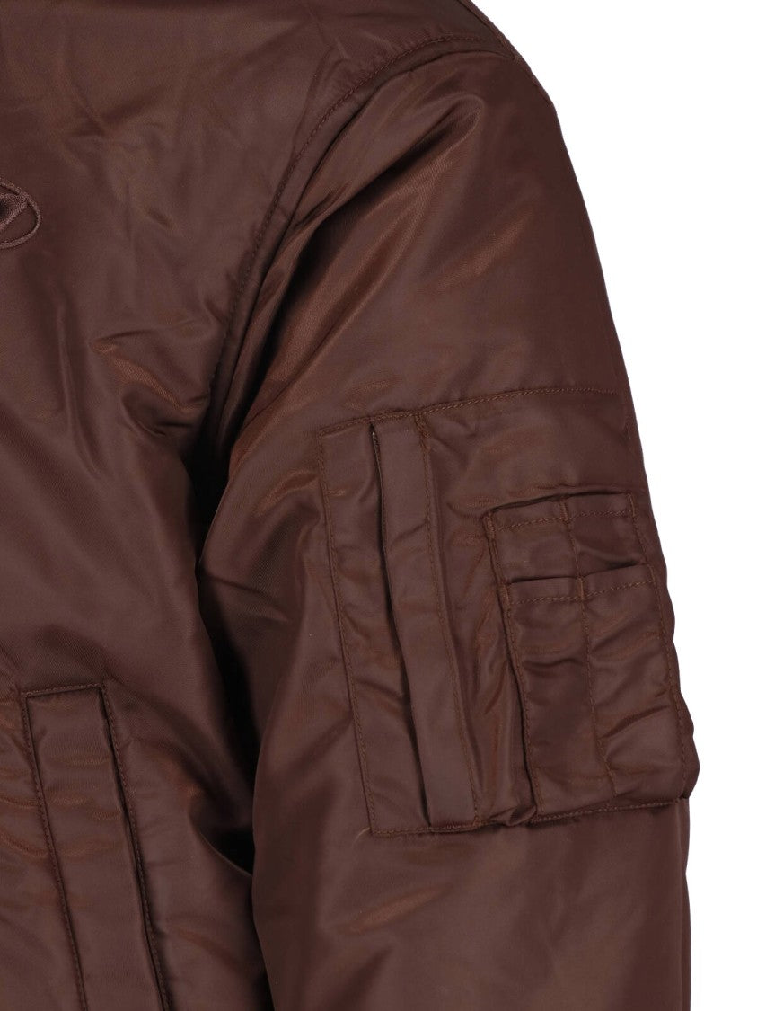 Diesel Blue Brown Reversible W Type-D1 Bomber Jacket