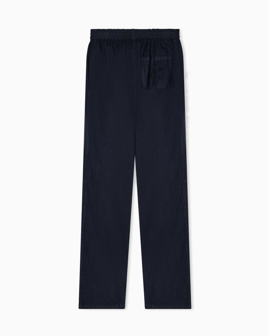 Emporio Armani Lightweight Denim Drawstring Trousers