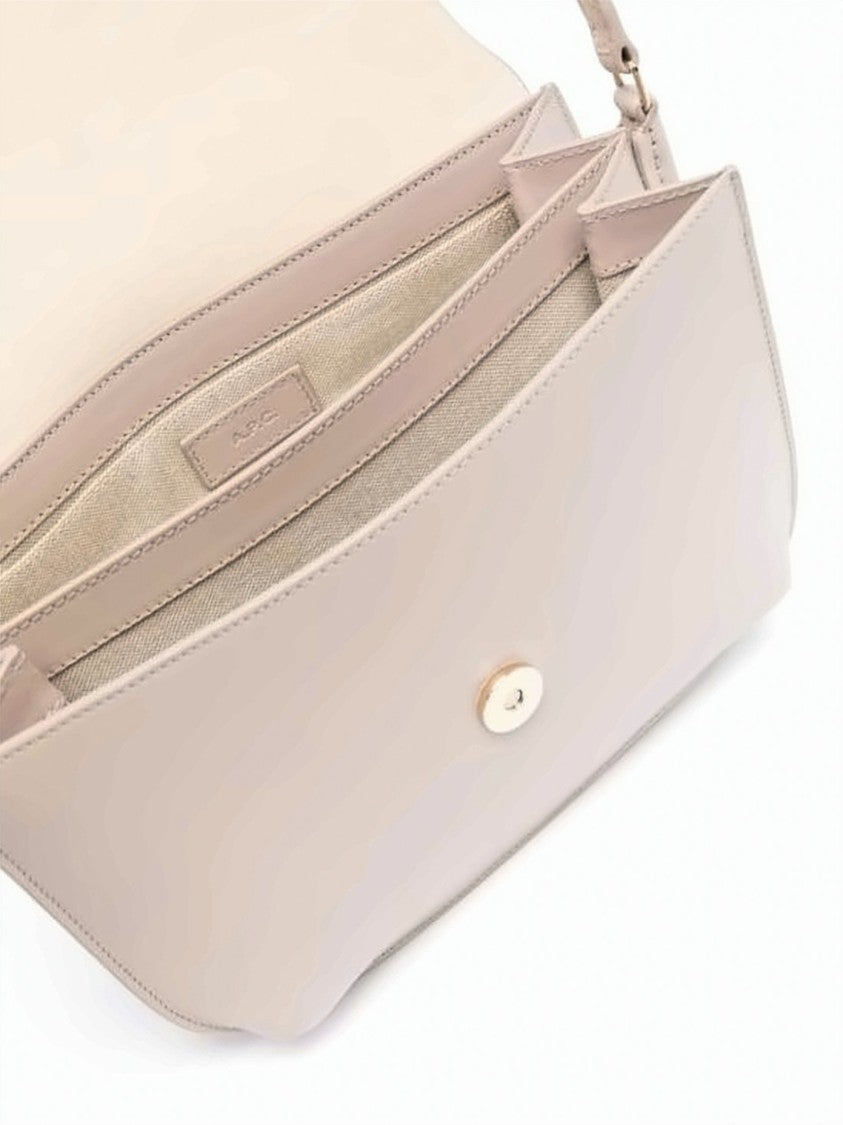 A.P.C. Structured Cowhide Leather Shoulder Bag