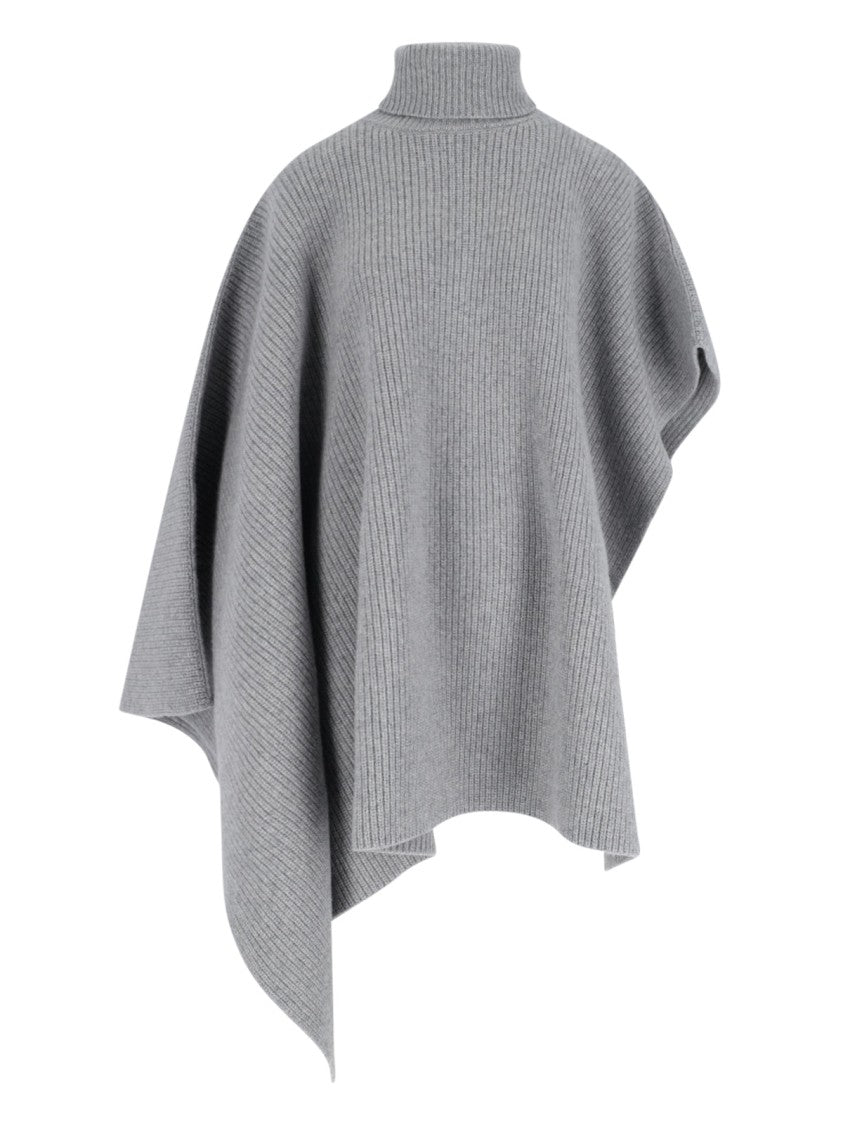 Stella Mccartney Wool And Cashmere Cape – Grey