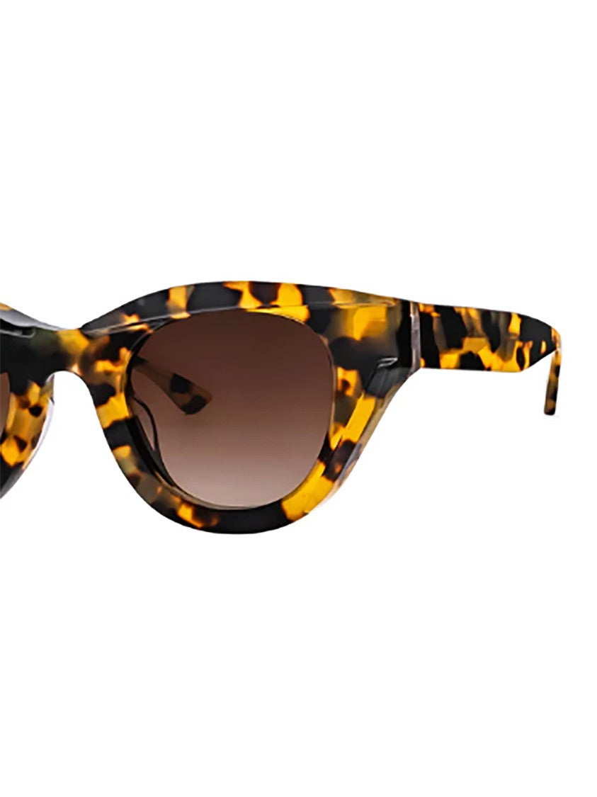 Thierry Lasry Bold Cat-Eye Acetate Sunglasses With Tortoiseshell Pattern