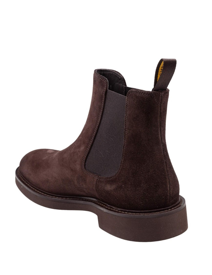 Doucal's Mink Suede Beatles Ankle Boot