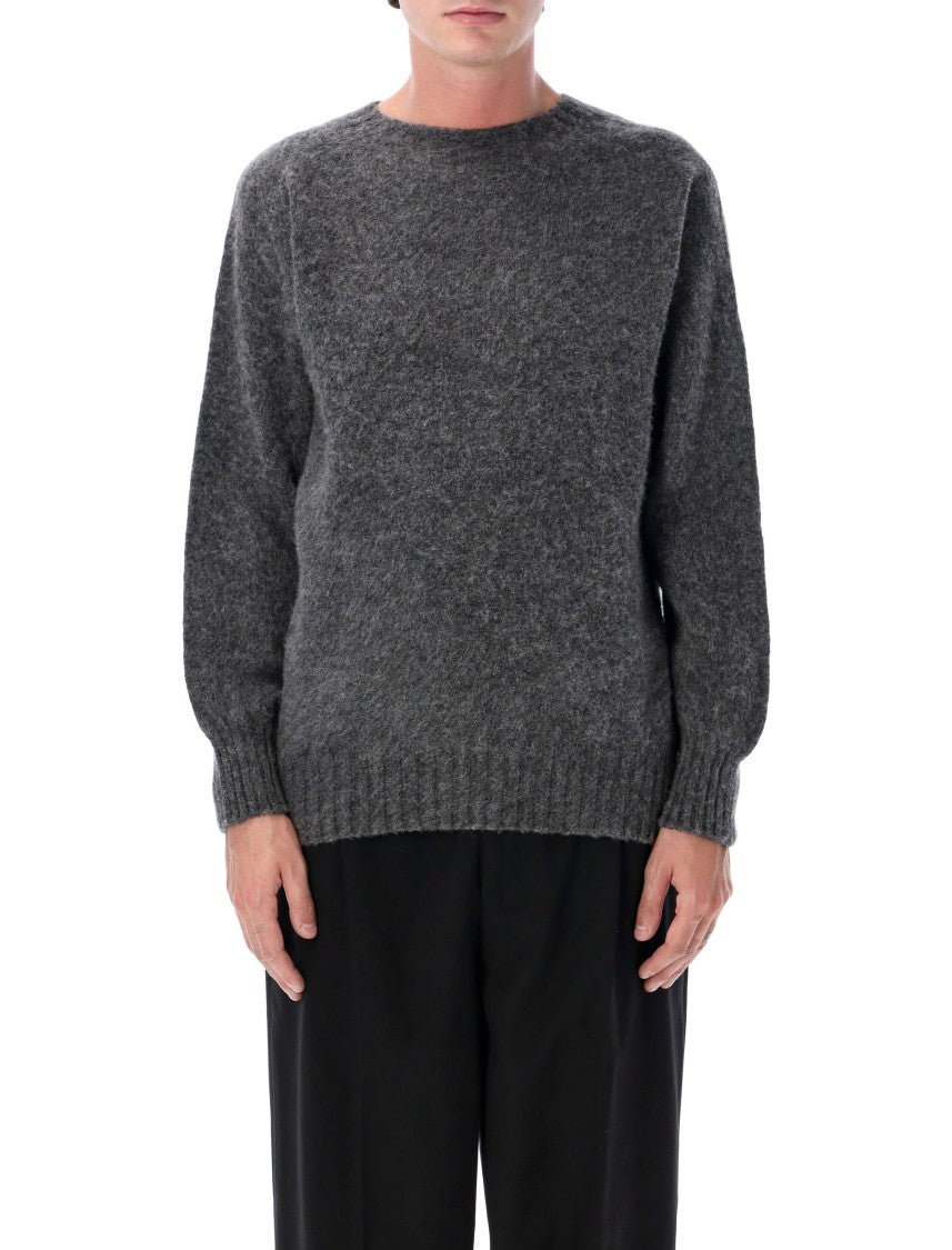 Howlin Relaxed-Fit Crewneck Shetland Wool Sweater
