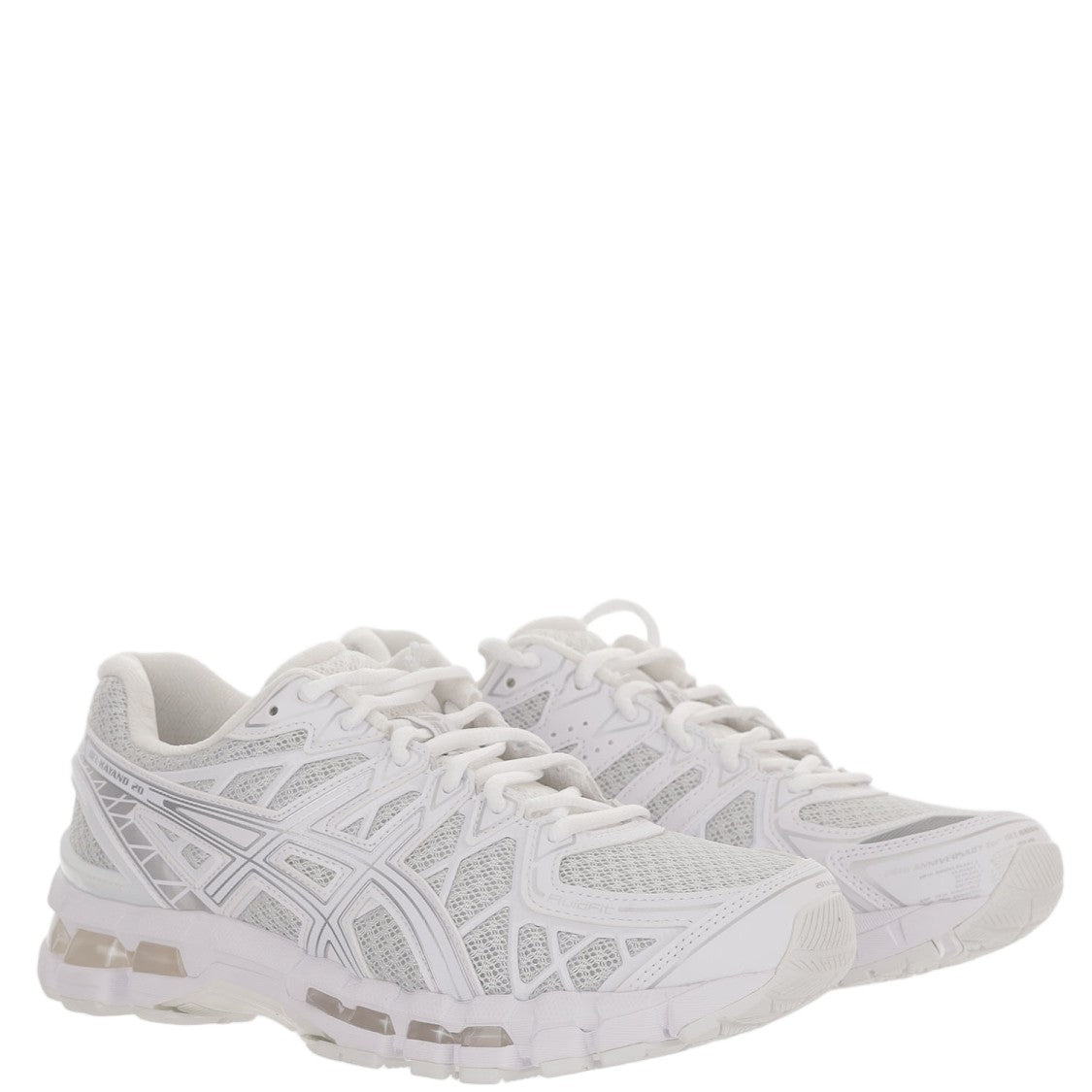 Asics White Gel-Kayano 20 Polyester Mesh Sneakers