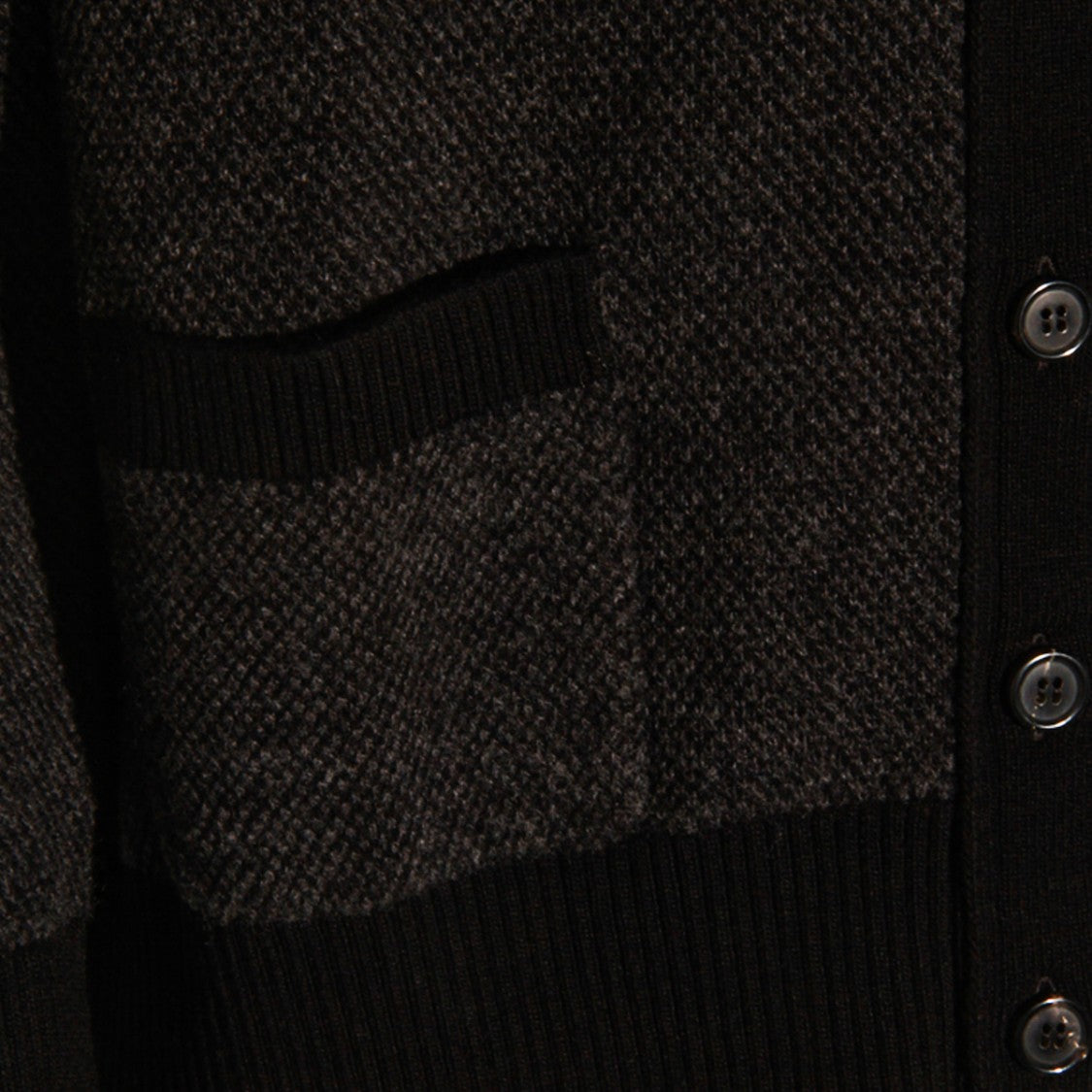 Thom Browne Dark Grey Wool Knitwear