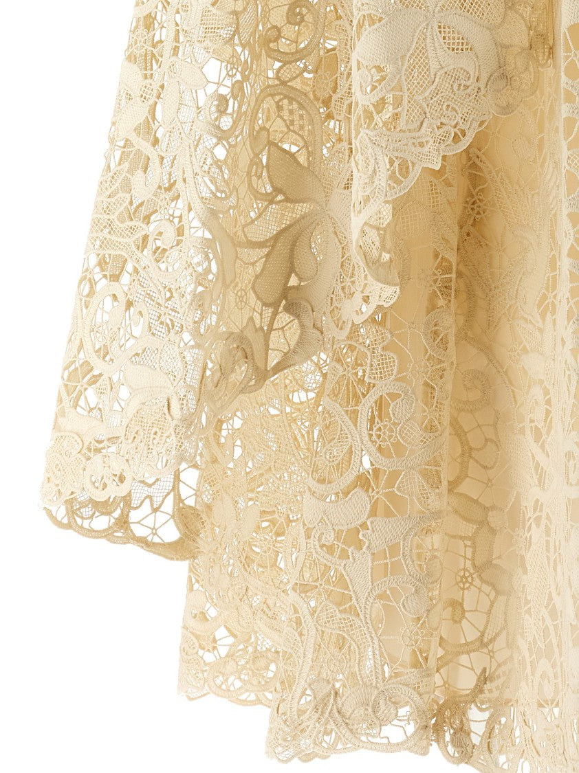 Zimmermann 'Memento Bird Lace Mini' Dress