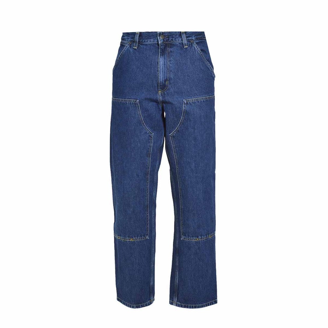 Carhartt Wip Dark Blue Double Knee Denim Jeans