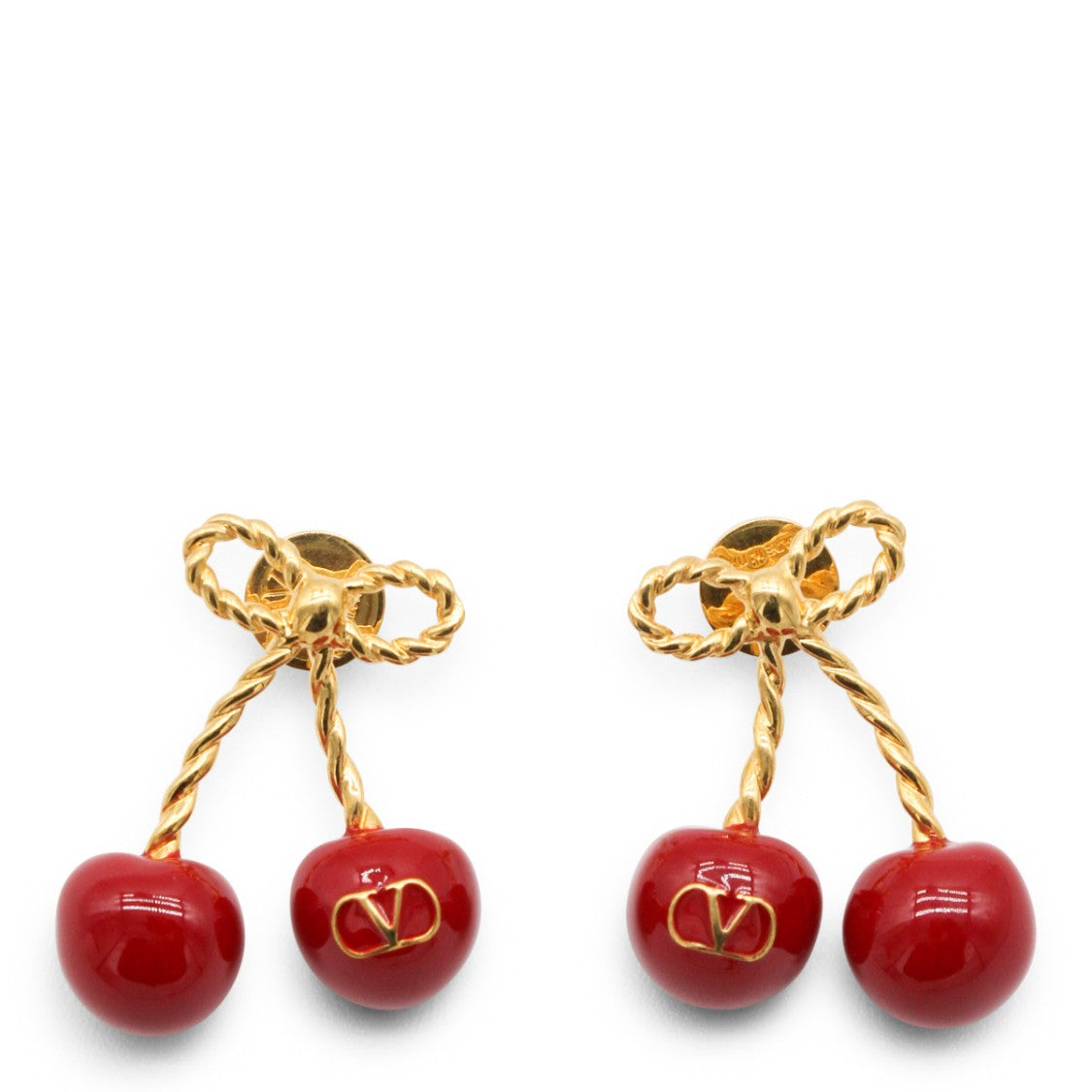 Valentino Garavani Cherry Charm Drop Earrings
