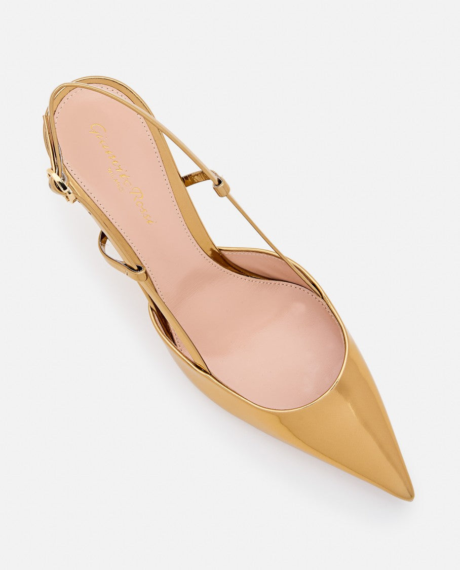 Gianvito Rossi Ascent Metal Slingback