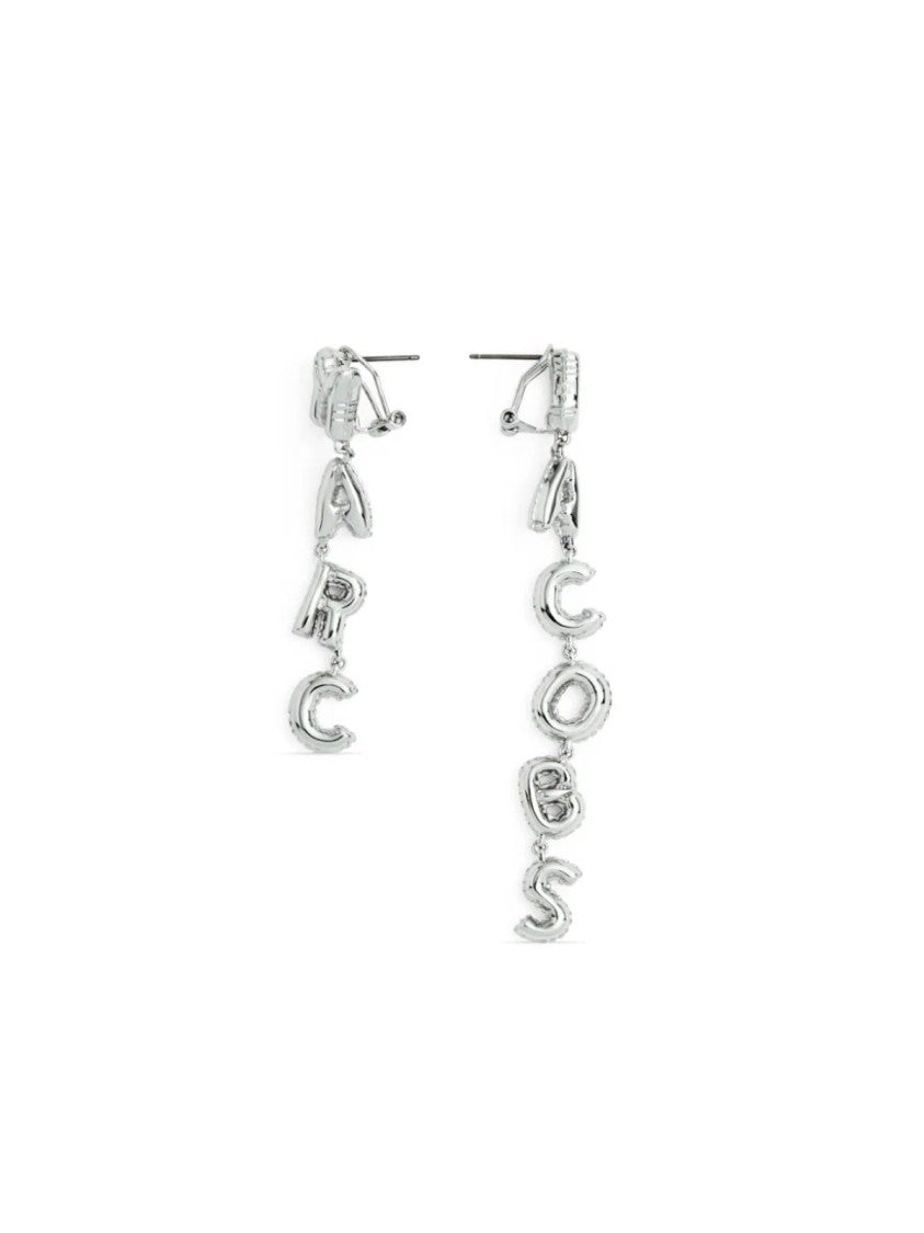 Marc Jacobs Logo Balloon Hoop Earrings