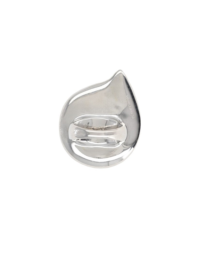 Panconesi Dusk Small Asymmetrical Brass Ring