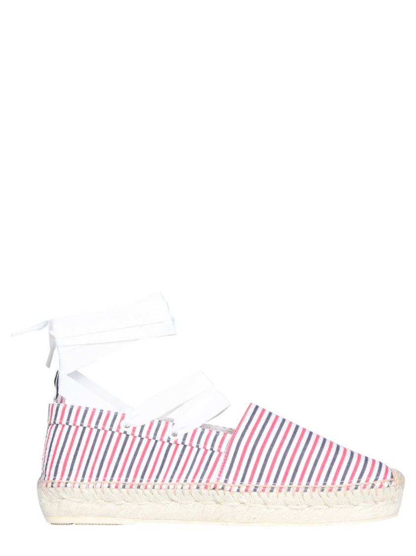 Thom Browne Seersucker Cotton Espadrilles