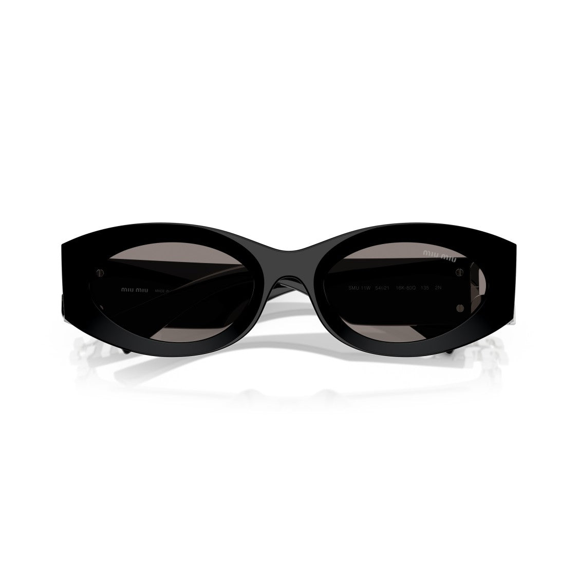Miu Miu 0Mu 11Ws Elongated Oval Frame Sunglasses
