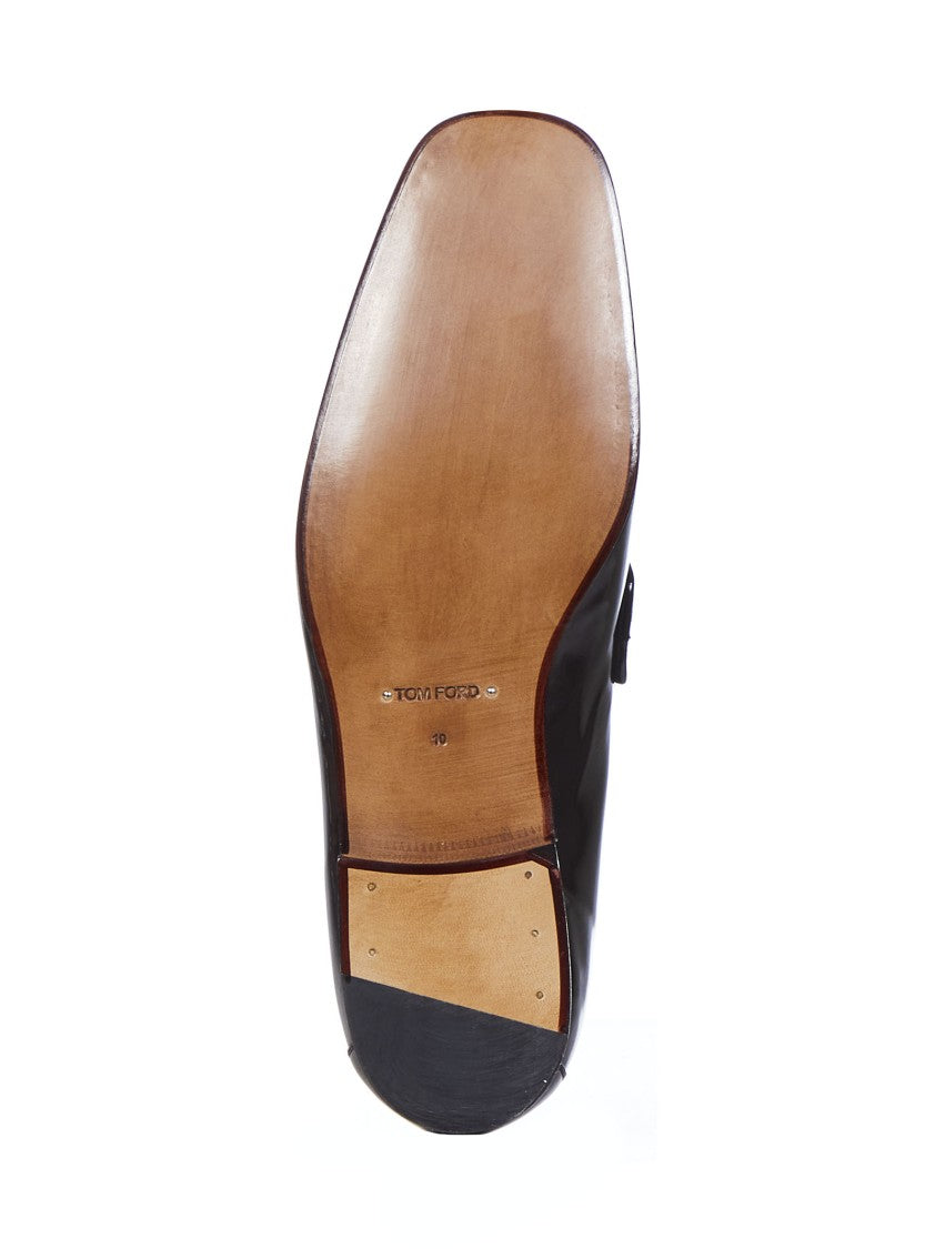 Tom Ford Brown Calfskin Leather Shoes