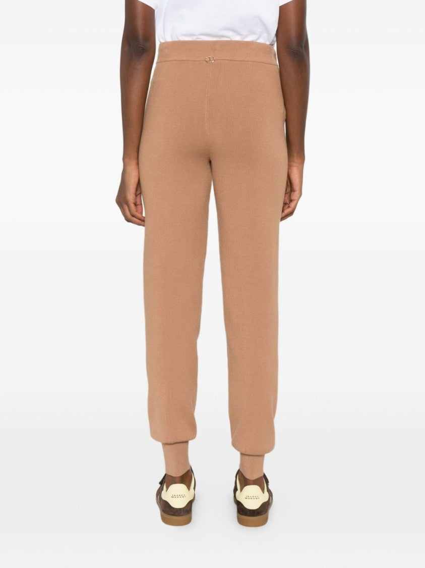 Twin-Set Relaxed Fit Trousers With Drawstring Waist