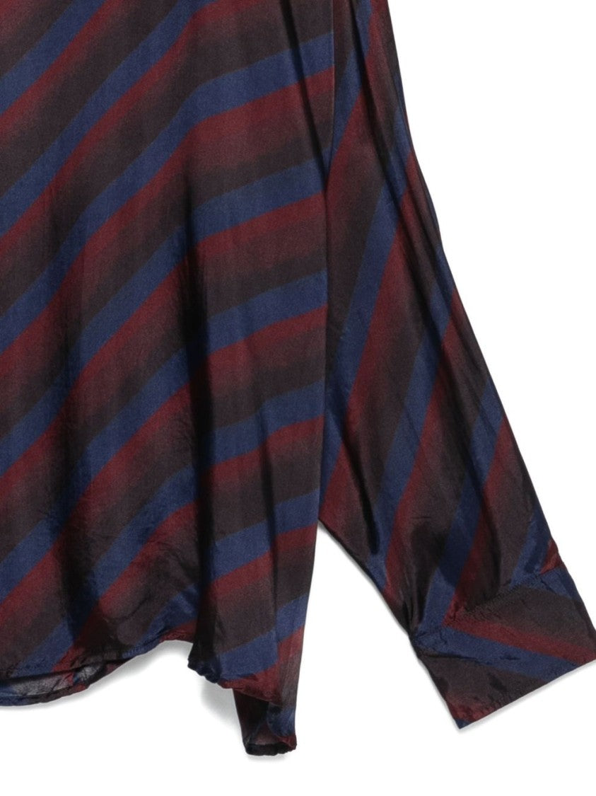 Dries Van Noten Diagonal Stripe Shirt With Classic Collar