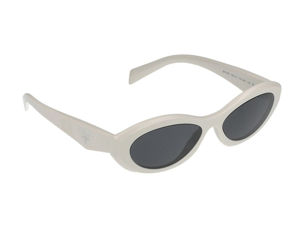 Prada Black Oversized Cat-Eye Acetate Sunglasses