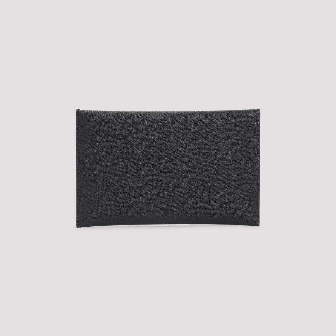 Prada Textured Black Calf Leather Clutch