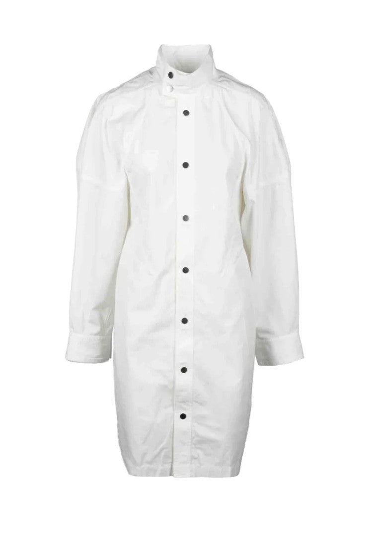 Bottega Veneta Cotton Viscose Shirt Dress - White