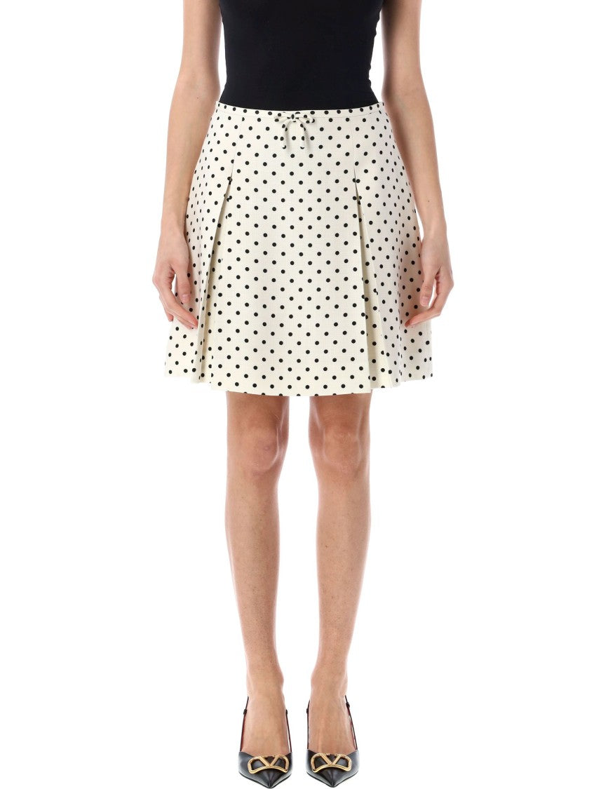 Valentino Garavani Mini Skirt Pois