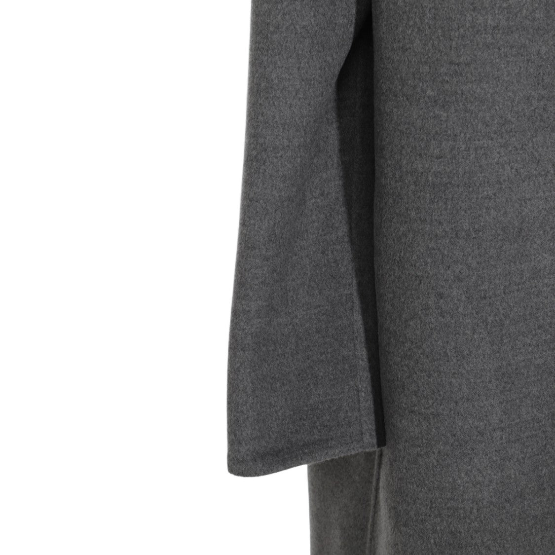 Fabiana Filippi Long Coat With Contrasting Wide Lapel