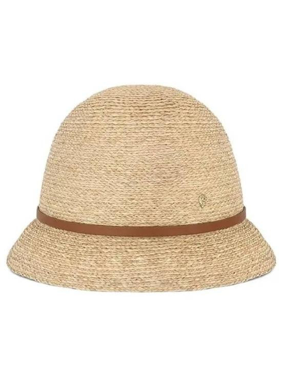 Helen Kaminski Finely Woven Raffia Hat With Gently Flared Brim