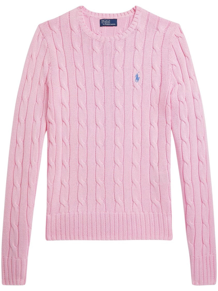 Polo Ralph Lauren Cable-Knit Cotton Crewneck Sweater With Timeless Design
