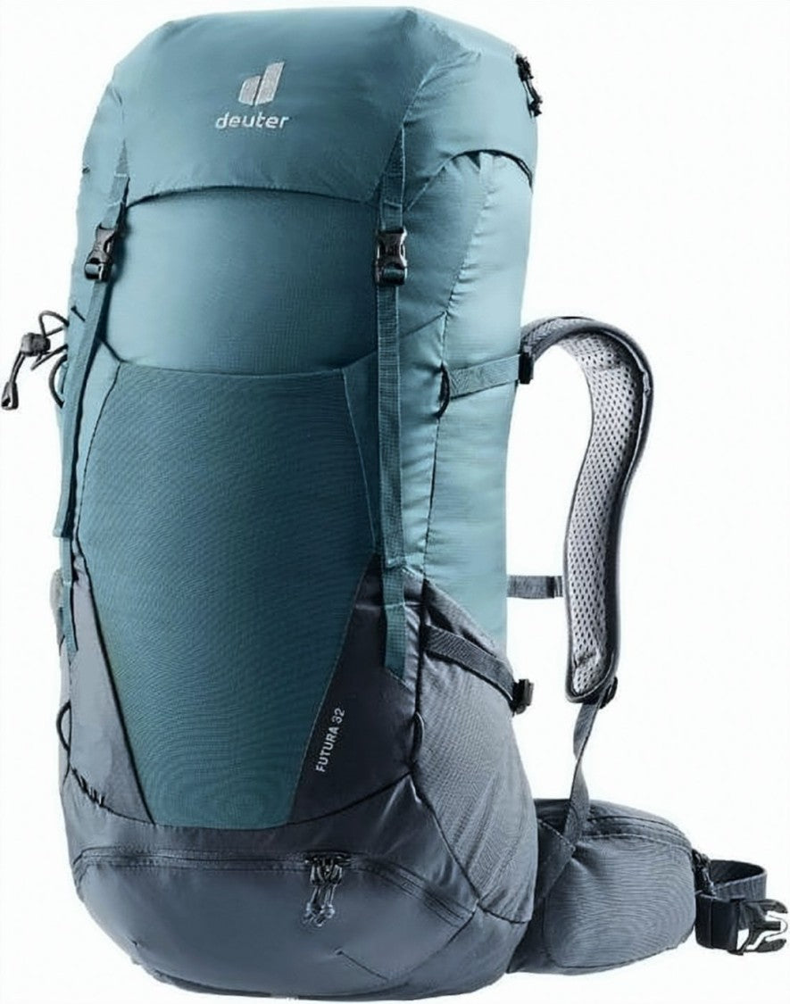 Deuter Large Two-Tone Deuter Outdoor Backpack With Adjustable Closure