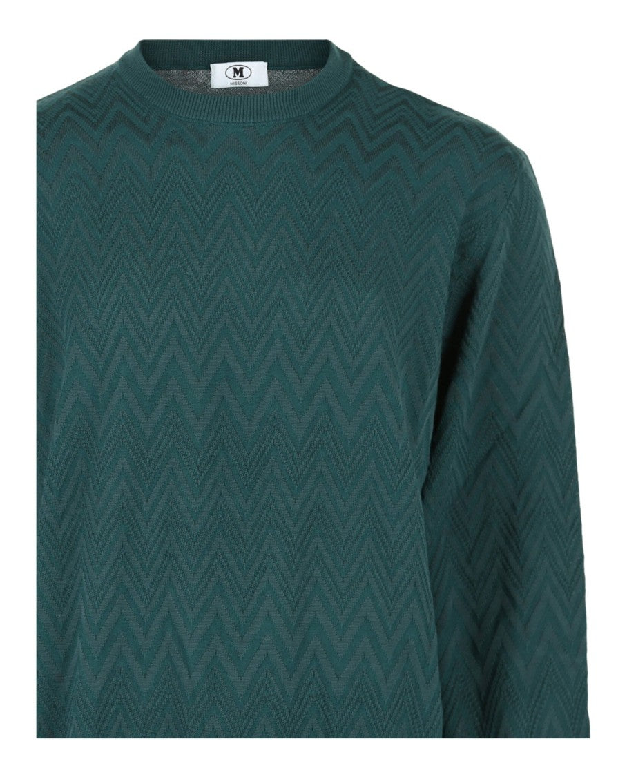 M Missoni Signature Zig Zag Patterned Sweater