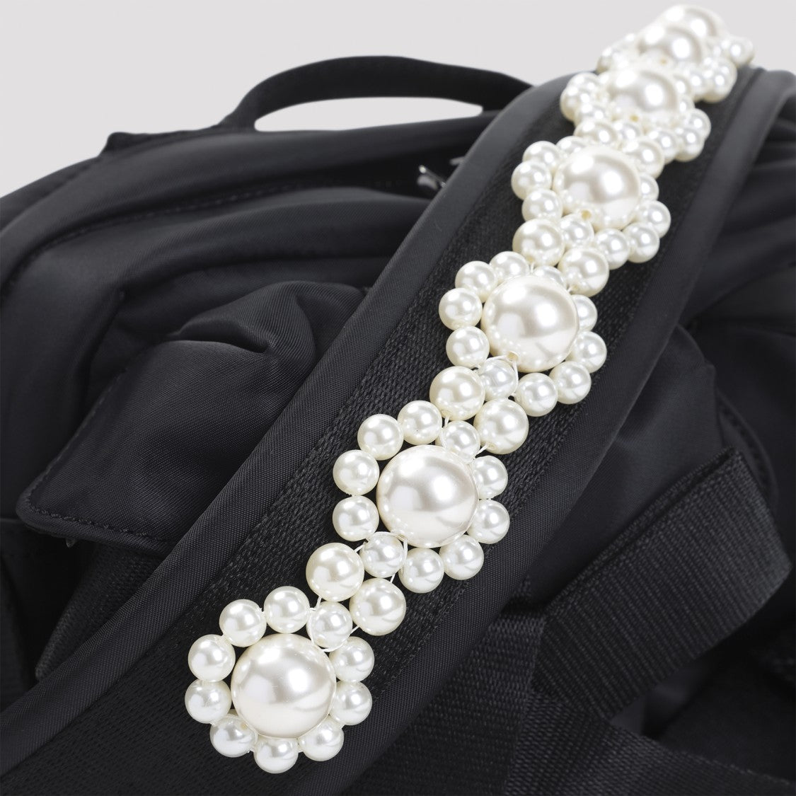 Simone Rocha Classic Bow Crossbody Bag With Emboidery