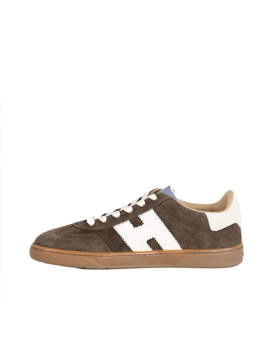 Hogan Brown Cool Suede Leather Sneakers