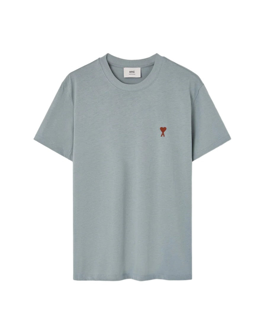 Ami Paris Relaxed Fit Short-Sleeve T-Shirt With Subtle Heart Emblem