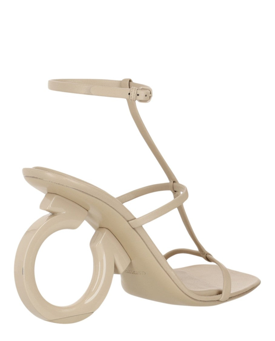 Ferragamo Elina X5 Gancini Logo Heels