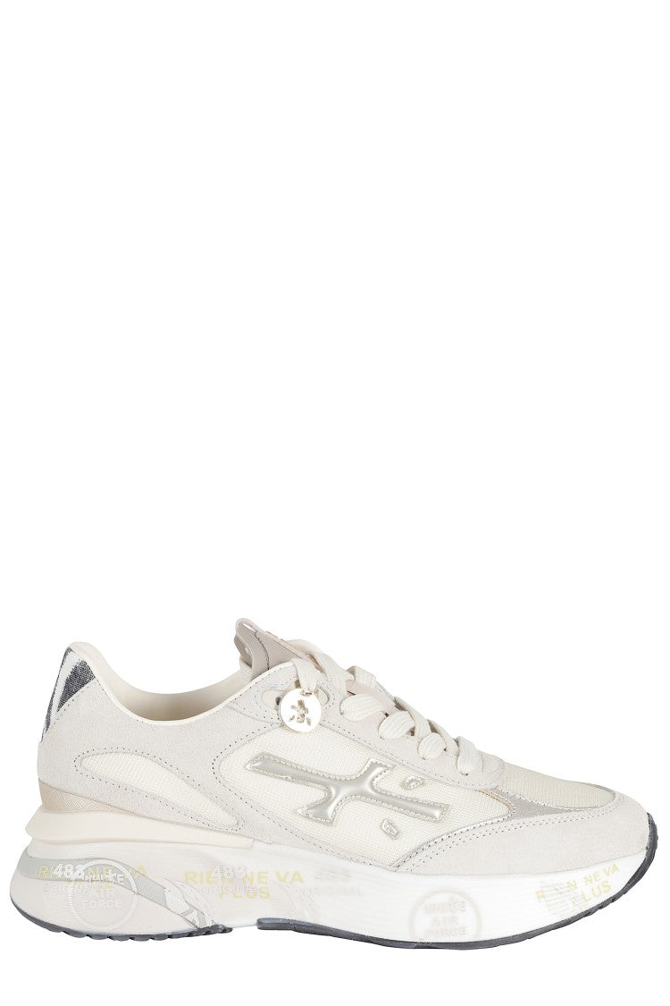 Premiata Cream Moerund 8080 Side-Logo Polyester Sneakers