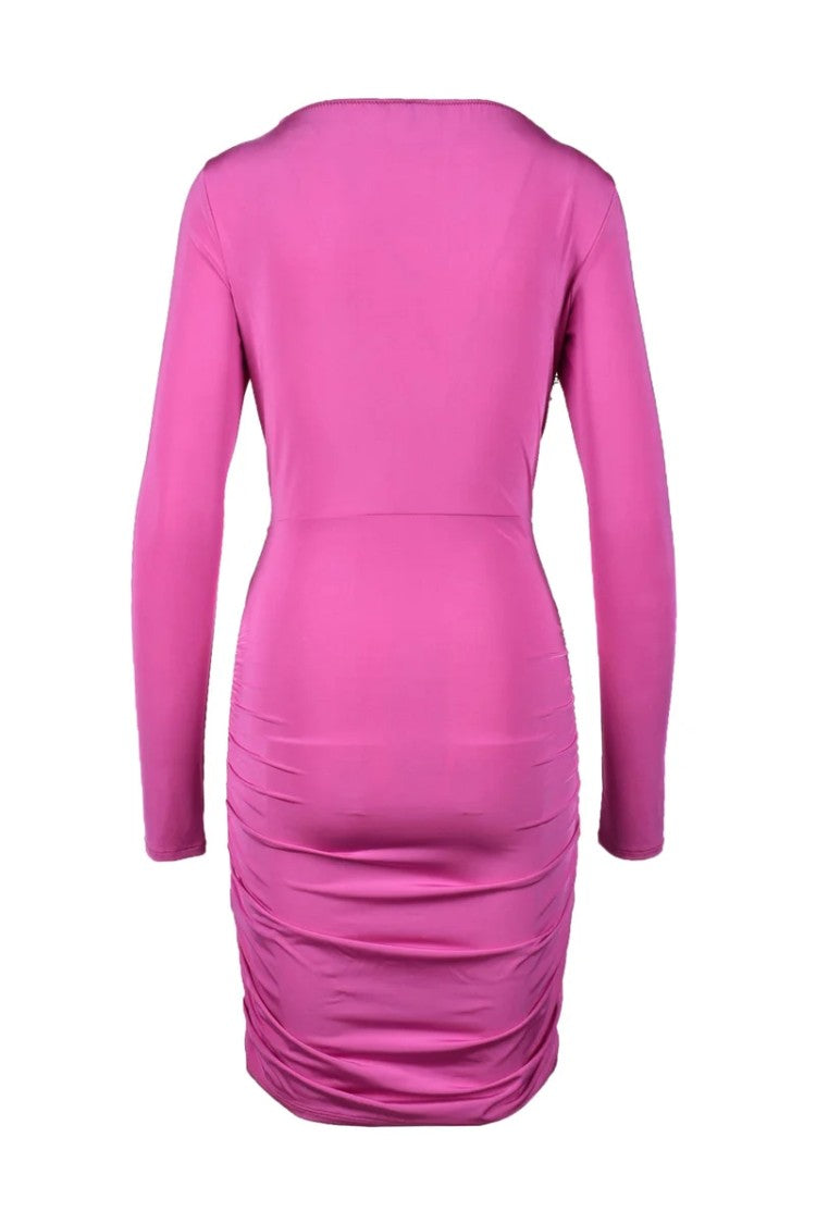 Patrizia Pepe Sera Fuchsia Evening Dress