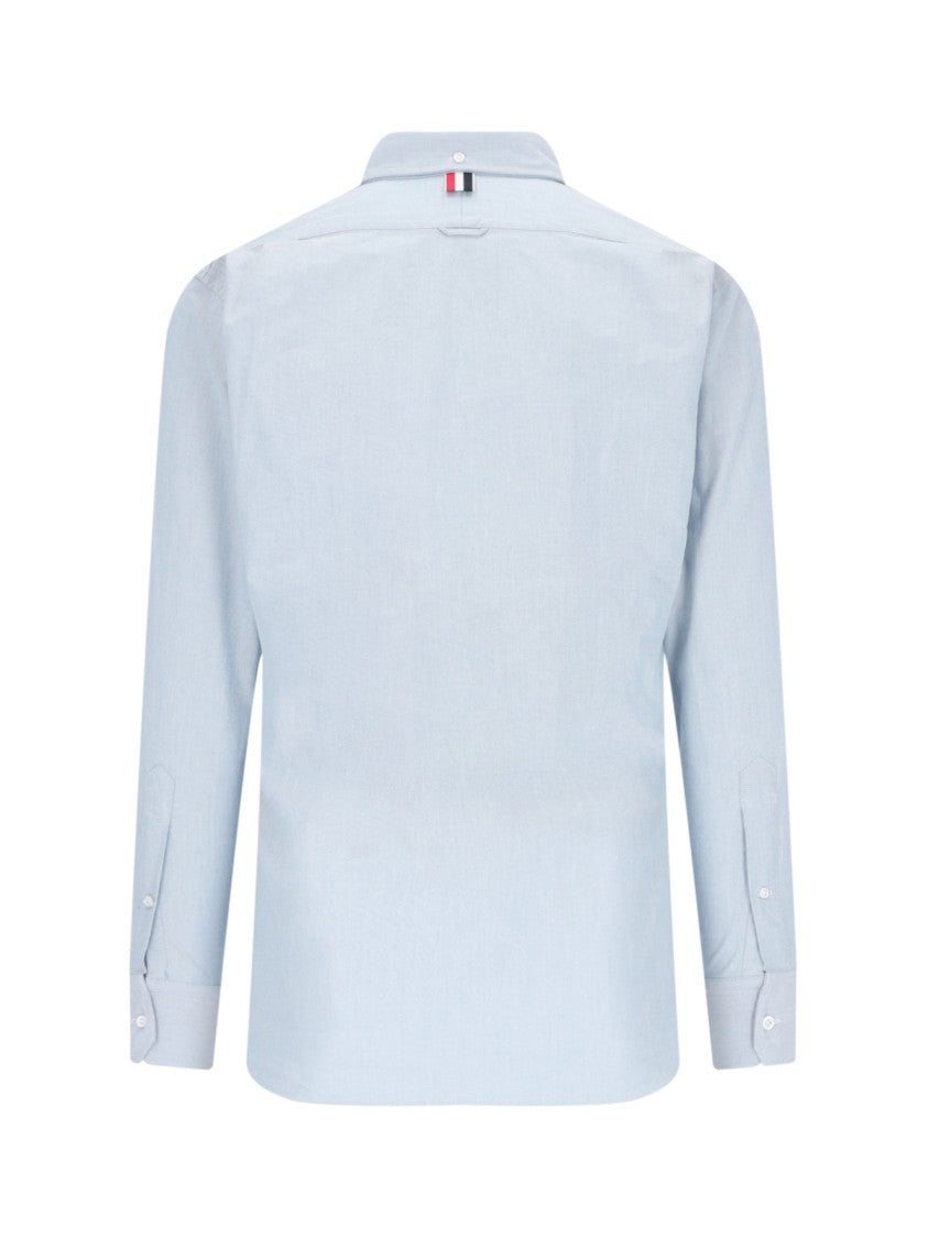 Thom Browne Logo Shirt – Light Blue