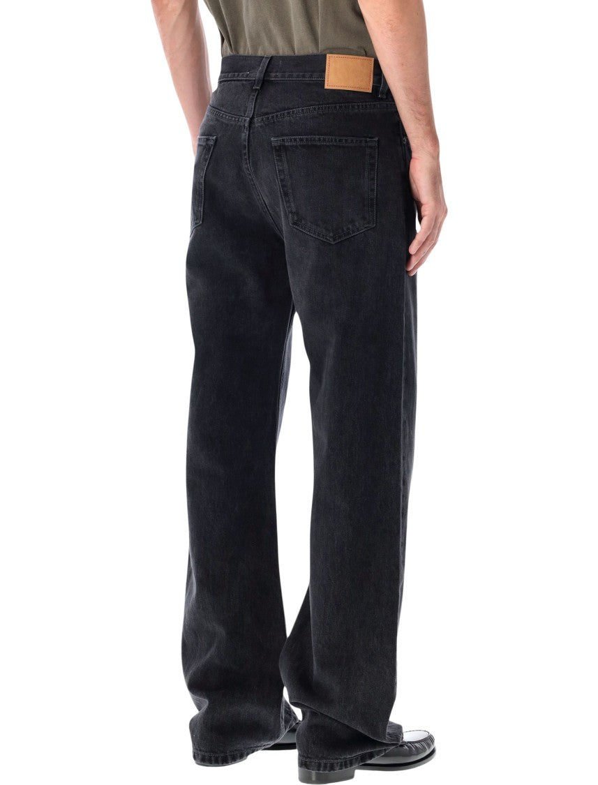 Jeanerica Vega Relaxed Straight-Leg Organic Cotton Jeans