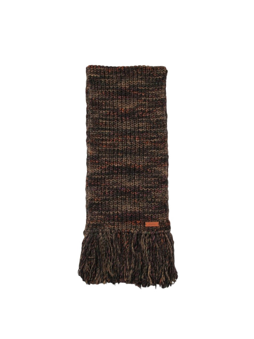 Isabel Marant Textured Knitted Scarf With Fringed Ends