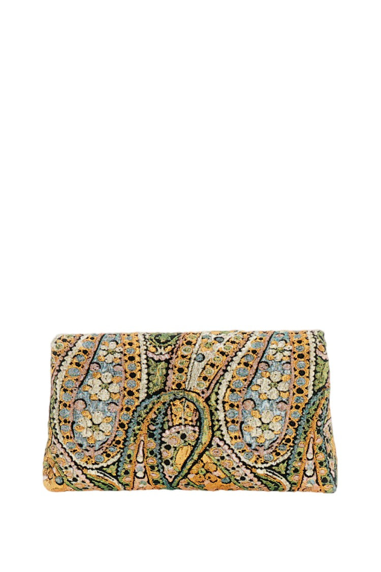Dries Van Noten Multicolor Floral Tapestry Jacquard Handbag