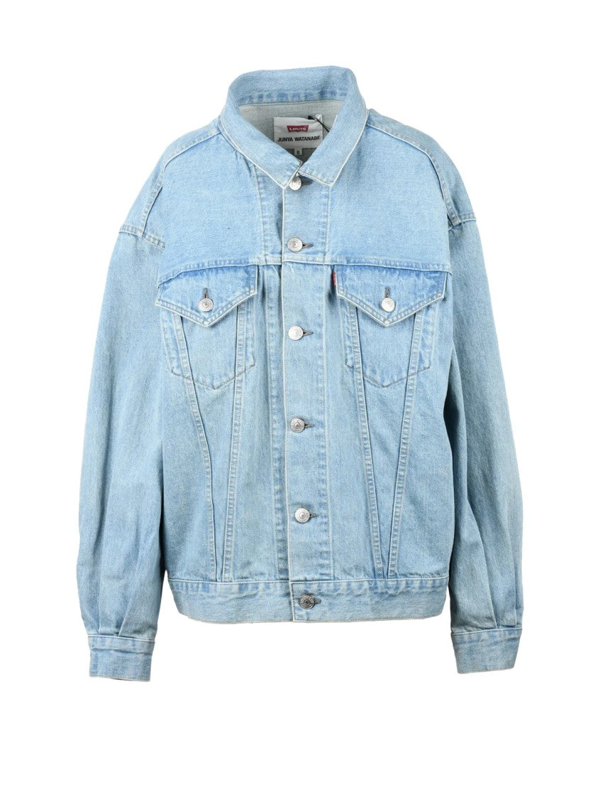 Junya Watanabe X Levi's Light Blue Structured Button Denim Jacket