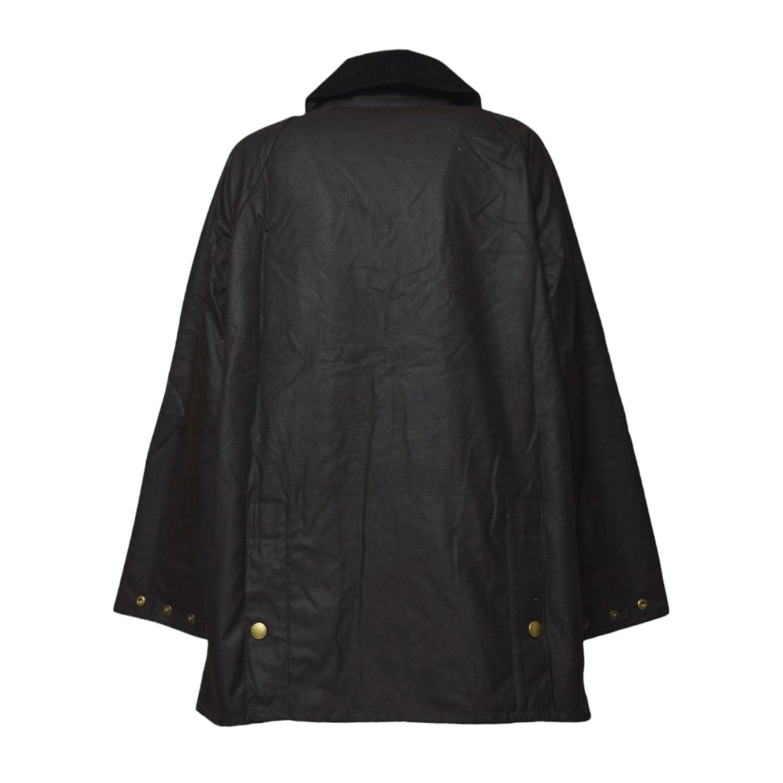 Barbour Lynne Waxed Cotton Jacket In Dark Brown