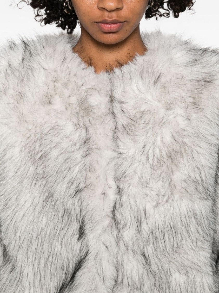 Betta Corradi Plush Faux Fur Short Coat