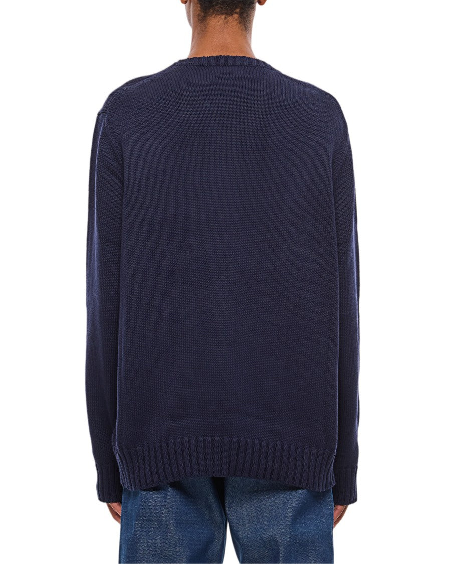 Polo Ralph Lauren Embroidered American Flag Long Sleeve Pullover