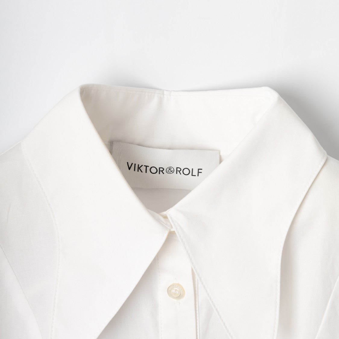 Viktor & Rolf Voluminous Puff Sleeve White Shirt