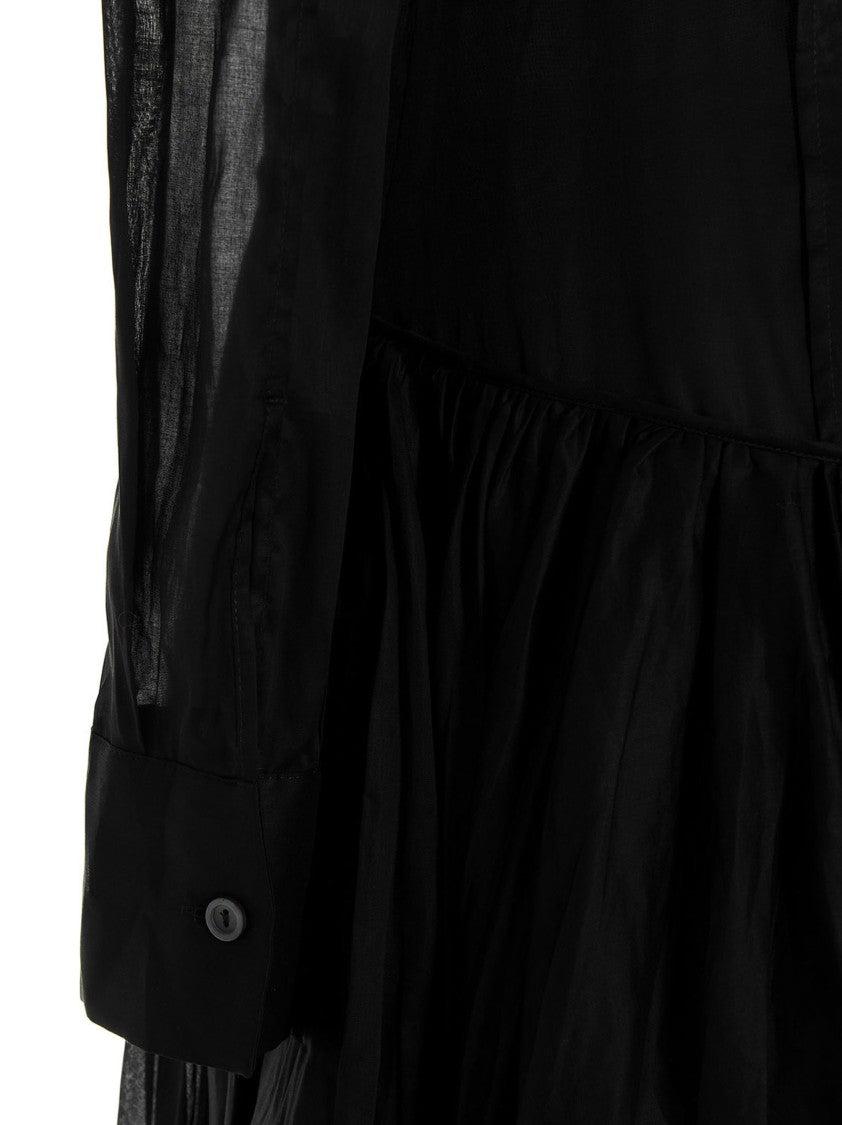 Jil Sander Pleated Skirt Dress